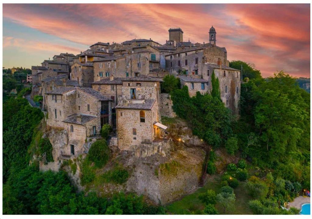 Cortile Nel Borgo Lägenhet Civitella dʼAgliano Exteriör bild